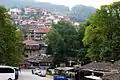 Metsovo's central square.