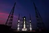 GSLV F11 vehicle at Second Launch Pad.