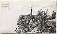 Hilterfingen, 1895, ink on paper, Solomon R. Guggenheim Museum, New York