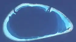 Gaafaru Atoll (Landsat image)