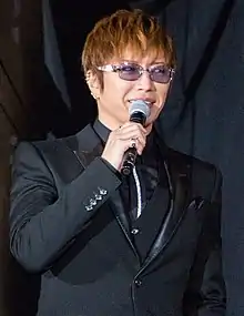 Gackt at the 28th Tokyo International Film Festival in 2015