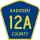 County Road 12A marker