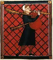 Bagpiper, 13th century, Cantigas de Santa Maria