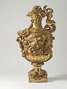 An Italian vase decorated with the Triumph of Galatea