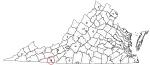 State map highlighting Galax