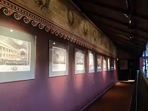In the western gallery of the Salle du Jeu de Paume, reproductions of the engravings are on display.
