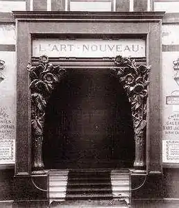 The Maison de l'Art Nouveau gallery of Siegfried Bing (1895)