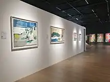 Works by Jeremy Gardiner in the museum as part of the 2021 Chengdu Biennale