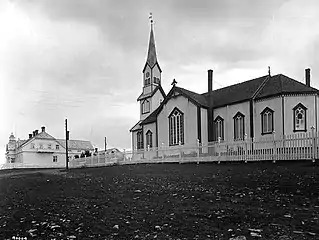 View of the old church (1861–1944)