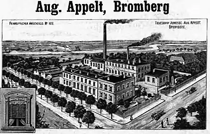 Agust Appelt Factory ca 1900