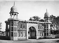 Garden Gate: entrance to Town Hall and Moti Bagh (1880s)