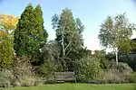 A view of the gardens, Green Templeton College, Oxford.