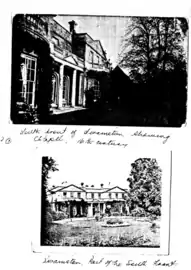 Gardens at Swainston 1909