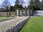 Orangery with flanking Walls, Bothys, Glasshouse and Pavilions at Ripley Castle