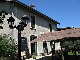 Former train station, now a restaurant