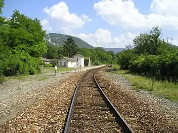 Cize—Bolozon station months before closure in 2005