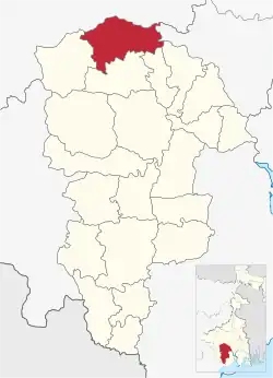 Location of Garhbeta I