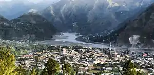 A view of Garhi Habibillah from Aznali Hills