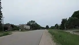 Looking west along Hiawatha Trail