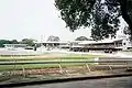 The stands at the St. Ann's Garrison Savannah racetrack