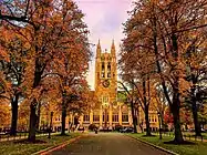 Gasson Hall in autumn