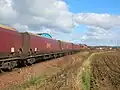 A coal train heading up to Kilmarnock