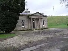 Gate lodge with an Ionic order portico at Drenagh, Northern Ireland