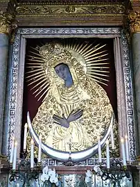 Icon of the "Mother of God of "Vilna"(Our Lady of the Gate of Dawn, Vilnius)