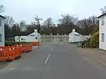 Houghton Hall South Lodges with Gates, Gate Piers and Walls attached