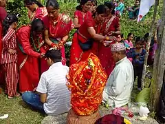 Gaura celebration in Nepal