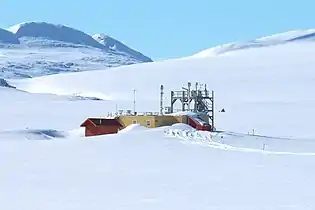 View of the Dr. Neil Trivett Global Atmosphere Watch Observatory, Alert, Nunavut, Canada