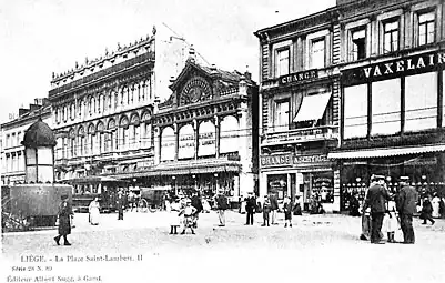 The Place Saint-Lambert and Grand Bazaar at the beginning of the 20th century