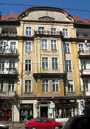 Main frontage onto Gdańska street