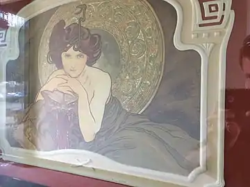 Art Nouveau wall picture