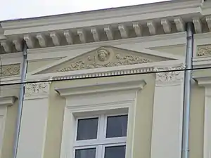 Pediment detail