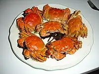 Hairy crab is an important part of Shanghai cuisine