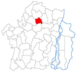 Location in Brăila County