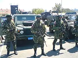 Members of Serbian Gendarmery