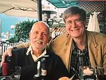 Strauss with eminent psychoanalyst Dr. Eugene Kaplan in Como, Italy