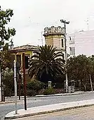 The home of General Ioannis Kalogeras in the old Glyfada neighborhood of Athens featured a tower with ramparts and lush gardens.