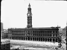 General Post Office, Sydney main facade (c. 1900); constructed 1866–1892