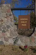 Entrance to General Sibley Park