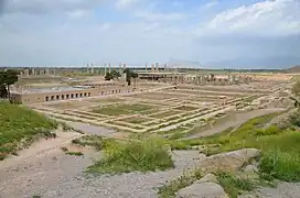 A general view of the ruins at Persepolis