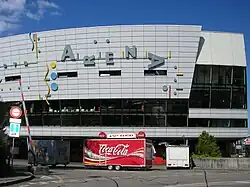 Exterior of Geneva Arena
