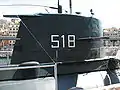 Detail of the submarine Nazario Sauro S 518