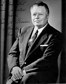 Former Senator George H. Bender from Ohio
