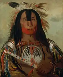 Stu-mick-o-súcks, Buffalo Bull's Back Fat, Head Chief, Blood Tribe, 1832 by George Catlin