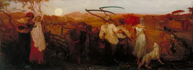 George Heming Mason, The Harvest Moon, 1872, Tate Britain, London