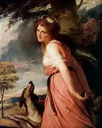 Emma Hamilton as a bacchante, 1785