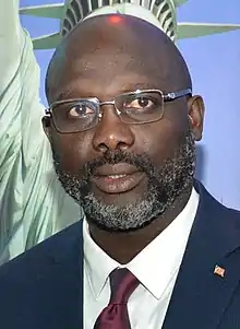 George Weah (1966–present) 25th President of Liberia